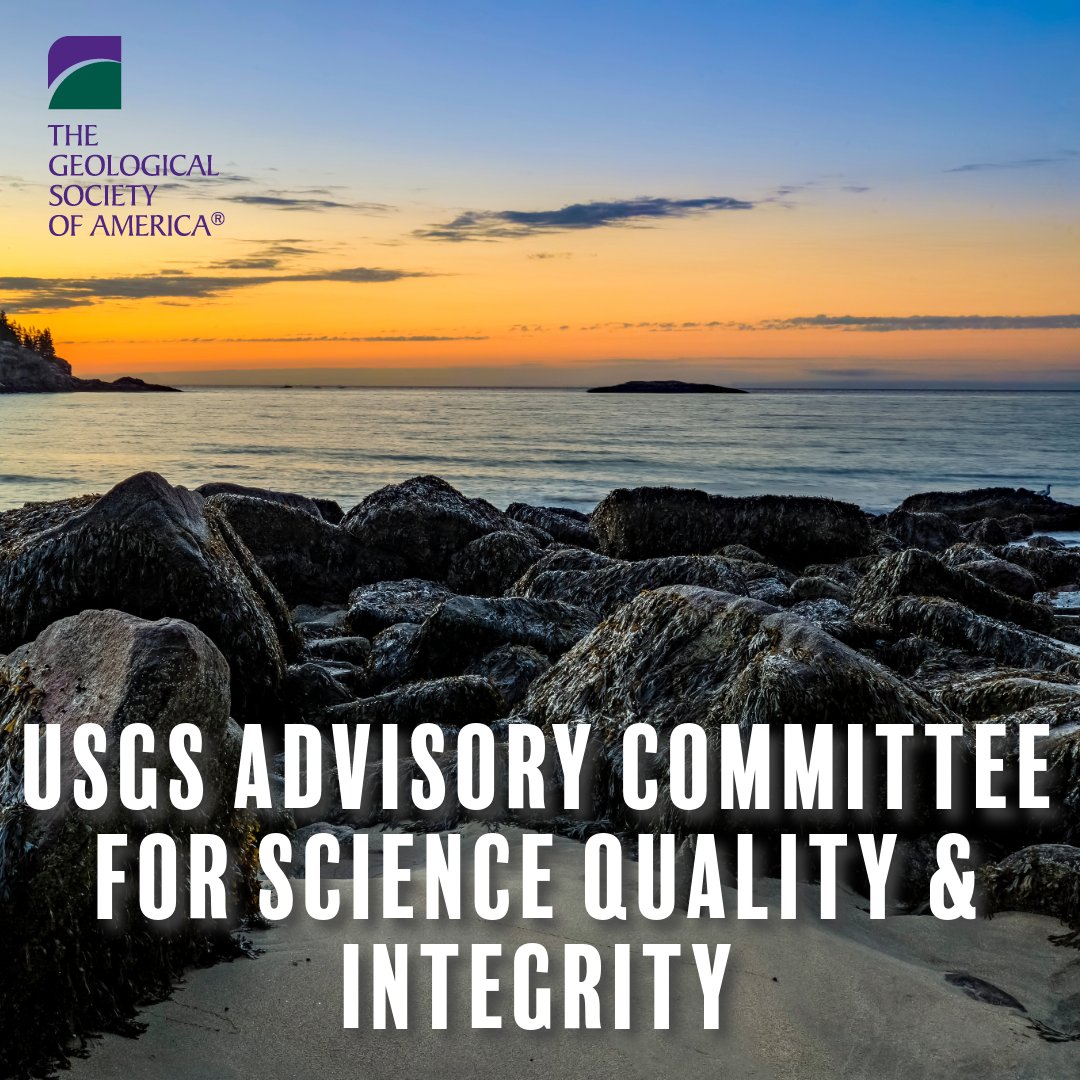 The @USGS is establishing & seeking nominations for the Advisory Committee for Science Quality & Integrity (OSQI). The committee will advise the Secretary of the Interior & the Director of the USGS on matters related to the responsibilities of OSQI, including their functional…