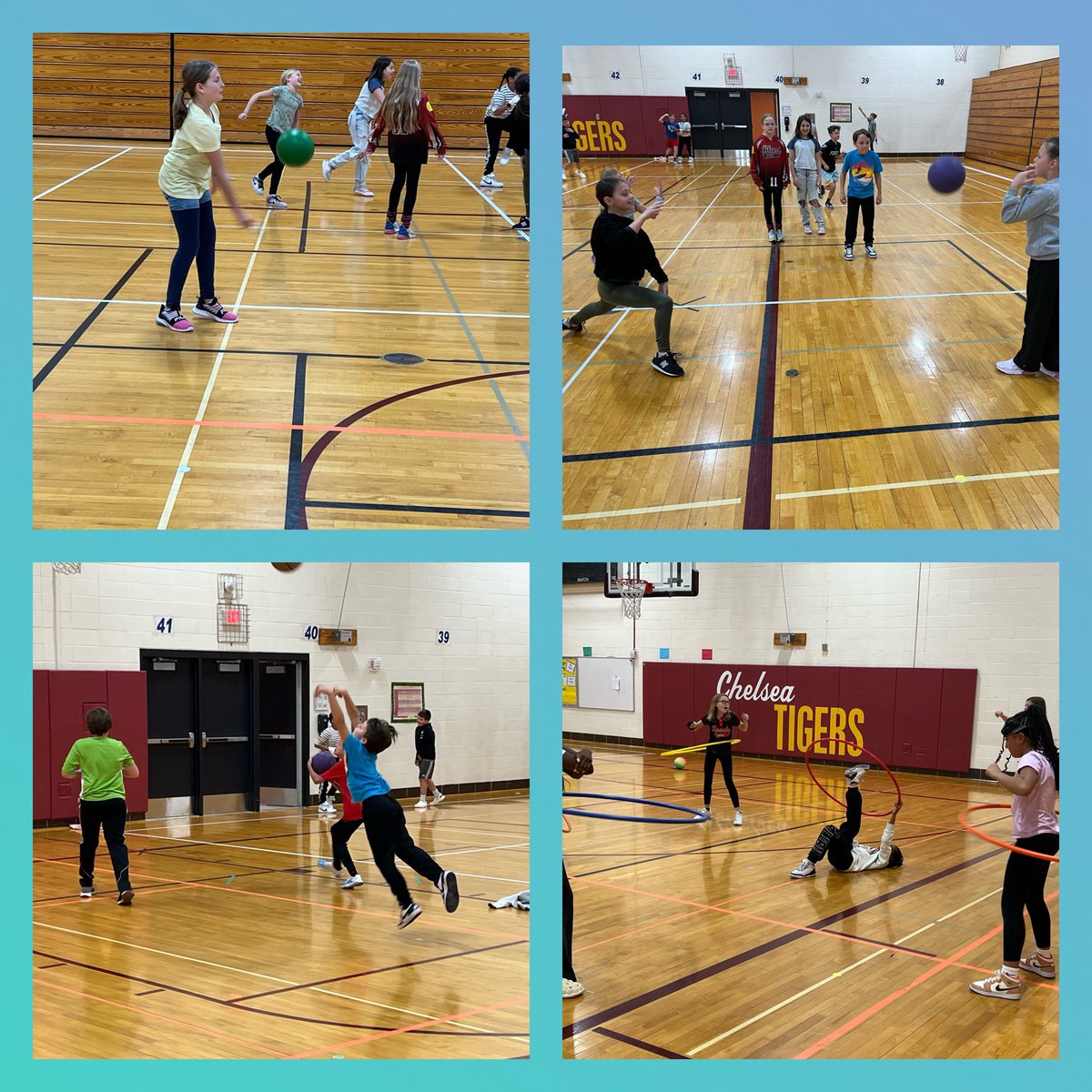 Last week, students who purchased an open gym for their class from the Roar Store enjoyed their extra gym time! We played basketball, four square, volleyball, and more! #WeAreChelsea #LevelUp