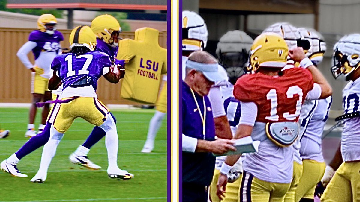 #LSU PRACTICE HIGHLIGHTS: youtu.be/xozZ93lEqp8?si… Spring Football is winding down, and we have ALL the coverage on: ⁃the Starting CB’s / Safeties ⁃WR Depth Chart ⁃WHO will be BACKUP QB? Tune in to our SEVENTH edition of #LSUFootball practice highlights, SUBSCRIBE!