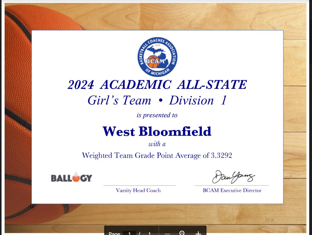 The hard work didn't just happen on the court. It happened in the classroom as well. For the 3rd year in a row we are Academic All-State as a team. Our girls represent what it means to be a student athlete. #LakerNation #OnlyWB @ericpaceWBHS @therealepap @LBInsider