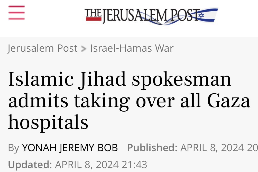 DAS ⬇️⬇️⬇️ sollte heute die Schlagzeile des Tages sein.
Palästinensische Terroristen haben Krankenhäuser im #Gazastreifen zu ihren Terrorzentralen umgewandelt. Systematisch und überall.
Sie sind es die ihre eigene Bevölkerung als Schutzschilde missbrauchen.
Feiger geht es nimmer!