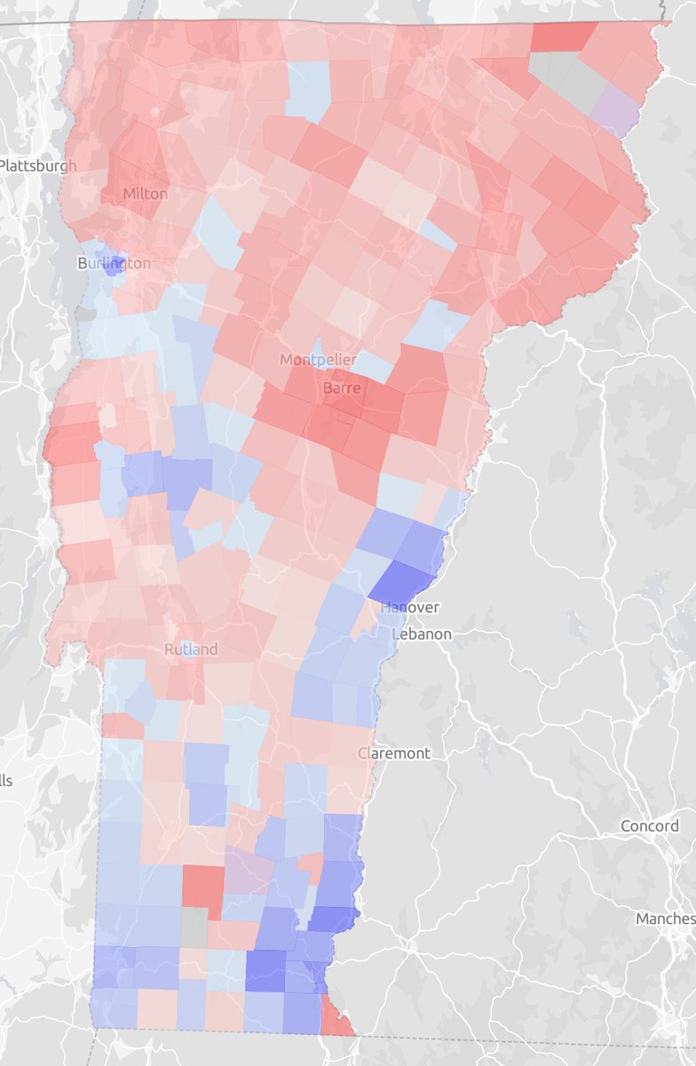 I've added 2010 election data to Vermont