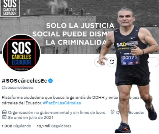 ValeriaCa02's tweet photo. EL ENANO SERRANO SE ACTIVO CON SU CUENTA #SOScárcelesec otro intento de desestabilización del país.  RT para denunci4r la cuenta @soscarcelesec y que al igual que glas venga a cana. #RedDeTuiterosDemocraticos @FullDemocracia @semarco @AndresPaezReal @0Evarist063563 @LaGuerreraEcu https://t.co/mpyHqifPsl