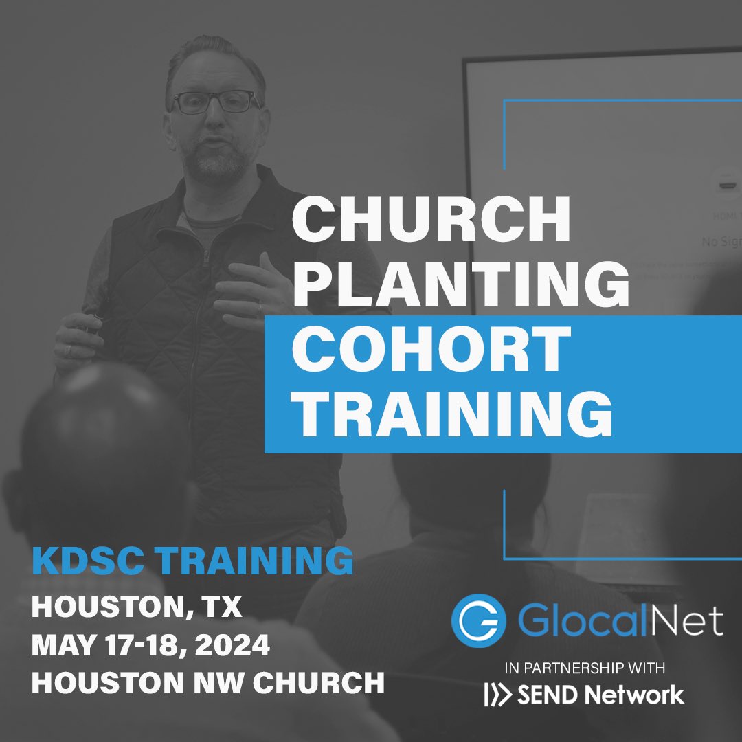 Up Next: Houston, TX If you are interested in starting multiplying churches that mobilize the church to engage in the public square – this is the training for you! Register for our Houston area cohort coming up in May. ➡️glocal.net/event/church-p…
