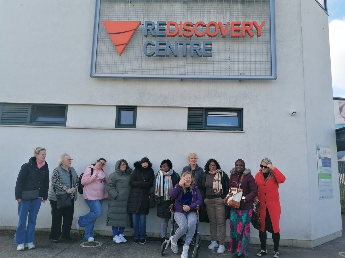 As part of the sustainability course everyone enjoyed their first part of a two part workshop on upcycling. Thanks to the Rediscovery Centre in Ballymun for your hospitality and the tour of your facility this morning. #EmpoweringFingal #Sustainability @RediscoveryCtr