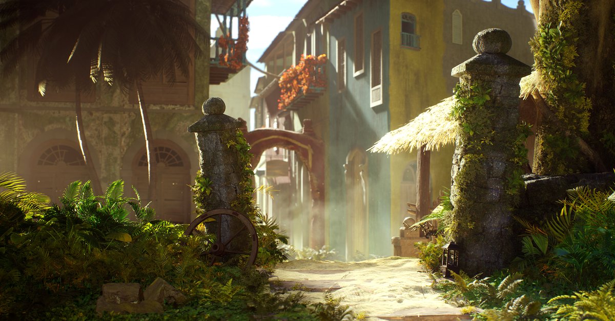 yarospd's tweet photo. Hi #PortfolioDay ! 🌴

My name is Yaros, I am an environment artist and this is my cool stuff! 😁✨ https://t.co/ynmibNAyDr
