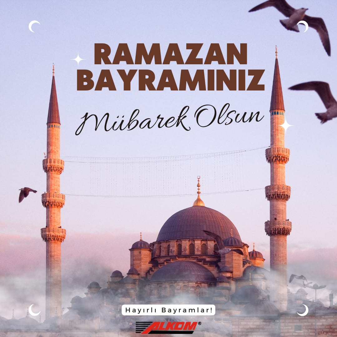 Ramazan Bayramınız Kutlu Olsun! 🌙🎉 Sevdiklerinizle birlikte geçireceğiniz mutlu ve huzurlu bir bayram dileriz. İyi bayramlar! #RamazanBayramı #BayramKutluOlsun
