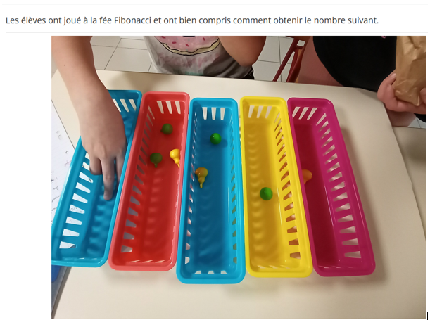 MissionMaths14's tweet photo. Mission Mathématiques 14
@MissionMaths14
·
Apr 5
#semainedesmaths#MissionMaths14#circonscription Caen Ouest. A St Honorine du Fay, les CE2 ont relevé le défi Fibonacci !!! Observer, compter, calculer, modéliser et créer !!! 🔢🧐✏️🎨 Bravo à eux !!! https://t.co/IY9UnlfD0h
