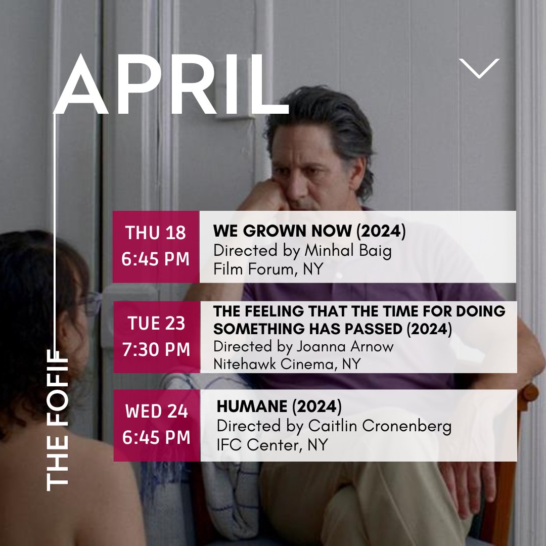 Friends, we have another month full of screenings - hope to see you @nitehawkcinema, @FilmForumNYC, and @IFCCenter! futureoffilmisfemale.com/fofif-streaming