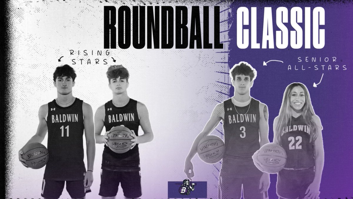 Congrats to Katie Lucarelli, Nate Richards, Nate Wesling, Caden Cherico for making the Roundball Classic All-Star Games. Well deserved! 💯💜

#GoHighlanders @BHSActivities @purbalite #BaldwinProud