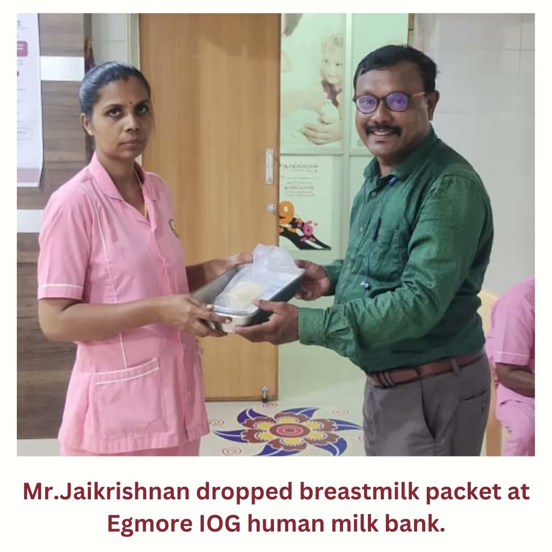 We #amirthamfoundation have successfully collected 10 packets which has 1980 millilitres of liquid gold from #Tiruvallur district for the month of #March2024 
5 packets (960 ml) at Institute of Obstetrics and Gynaecology - IOG