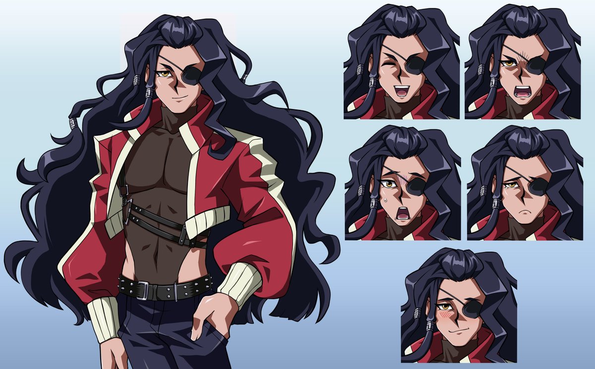 Dark Side of Dimensions Duel Links style sprite for AchillesEels on VGen! ❤️✨