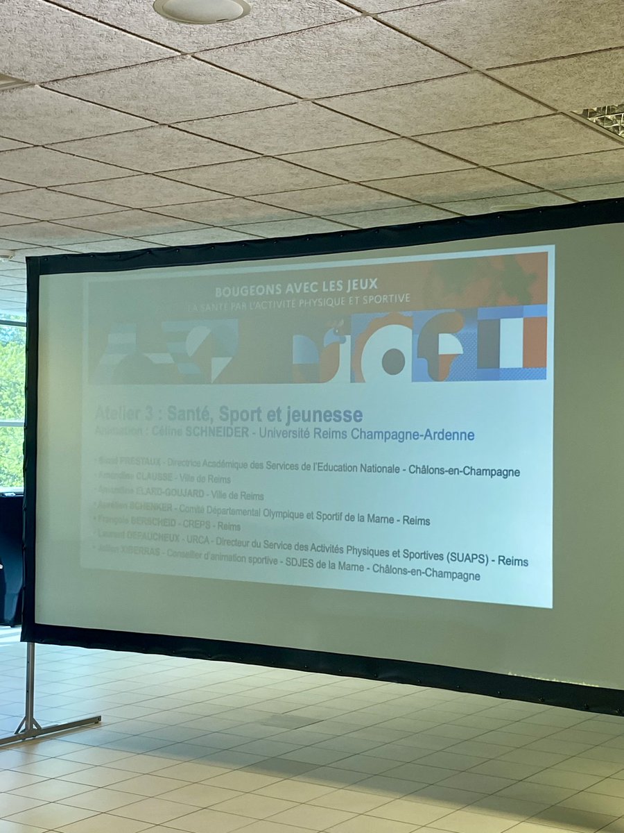 Celine Thomachot-Schneider (@cschneiderurca) on Twitter photo Animation de la table ronde #Sport #Santé #Jeunesse à la journée Sport Santé organisée par l’<a href="/ars_grand_est/">ARS Grand Est</a>. L’occasion de rassembler et d’échanger avec tous les acteurs du territoire.
<a href="/universitereims/">Université de Reims Champagne-Ardenne</a> <a href="/SuapsReims/">suaps reims</a> <a href="/creps_reims/">CREPS de Reims</a> <a href="/CdosMarne/">CDOS Marne</a> <a href="/VilledeReims/">Ville de Reims</a> <a href="/ArnaudRobinet/">Arnaud Robinet</a> Animation de la table ronde #Sport #Santé #Jeunesse à la journée Sport Santé organisée par l’<a href="/ars_grand_est/">ARS Grand Est</a>. L’occasion de rassembler et d’échanger avec tous les acteurs du territoire.
<a href="/universitereims/">Université de Reims Champagne-Ardenne</a> <a href="/SuapsReims/">suaps reims</a> <a href="/creps_reims/">CREPS de Reims</a> <a href="/CdosMarne/">CDOS Marne</a> <a href="/VilledeReims/">Ville de Reims</a> <a href="/ArnaudRobinet/">Arnaud Robinet</a>