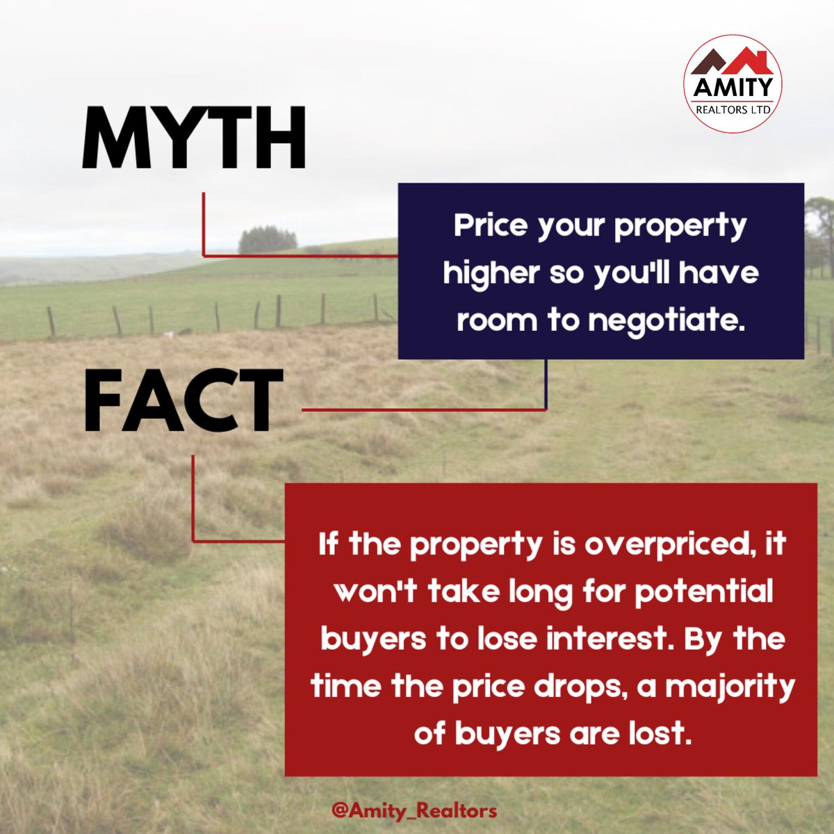 If you're thinking of putting your property for sale, today's MYTHS & FACTS is tailored for you; Be sure not to over-price your property. Property #overpricing can result in it staying on the market much longer than it should before acquiring an offer. We are proud to say that…