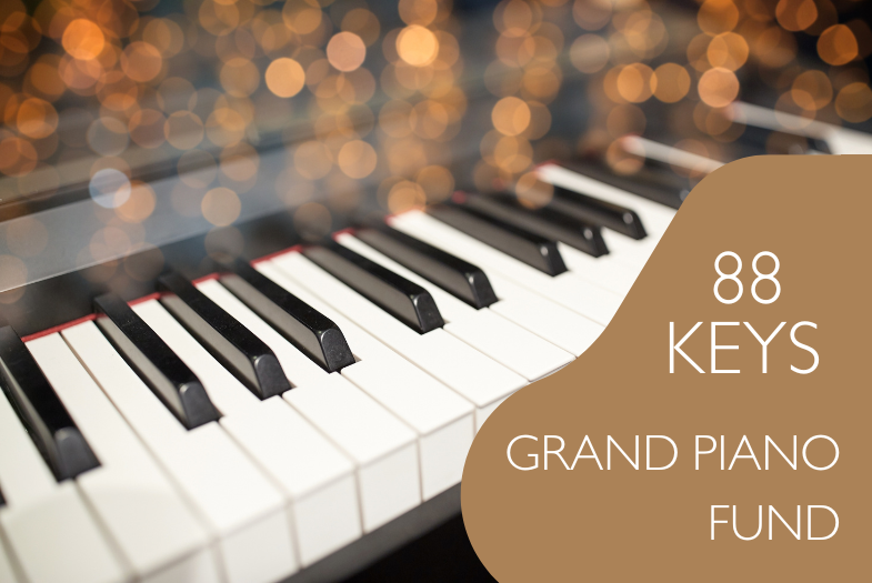 🎹“There are eighty-eight keys on a piano and within that, an entire universe.” James Rhodes | Today we're launching our 88 Keys Grand Piano Fund. We’re raising funds to buy the baby grand piano that fits perfectly in our Performance Space - tinyurl.com/Thehorton88keys