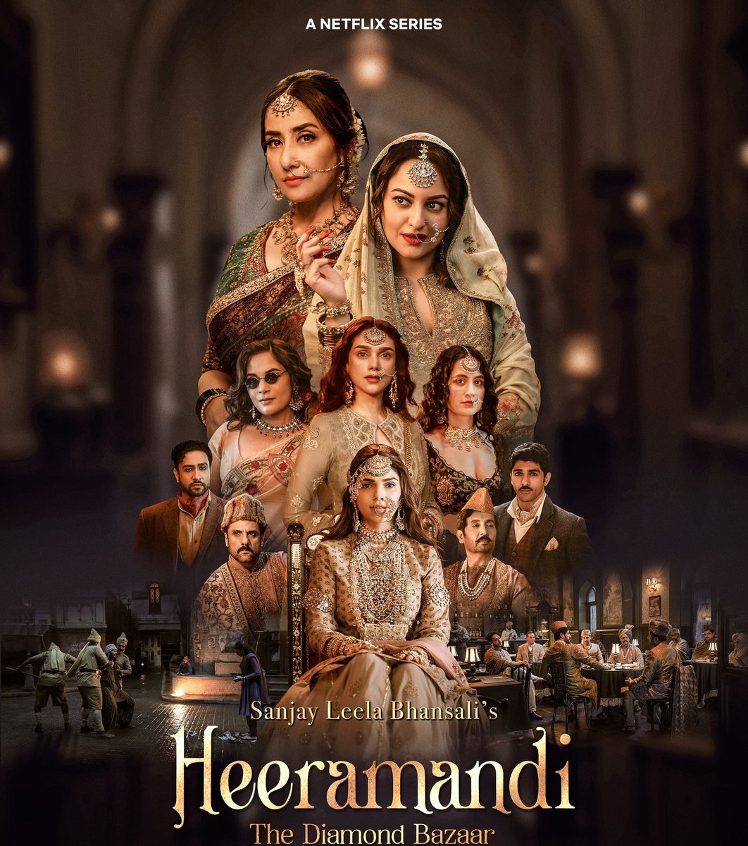 #SanjayLeelaBhansali debut Series #Heeramandi The Diamond Bazaar Trailer Out Now... Trailer Link: youtu.be/WvzZYynDkwA