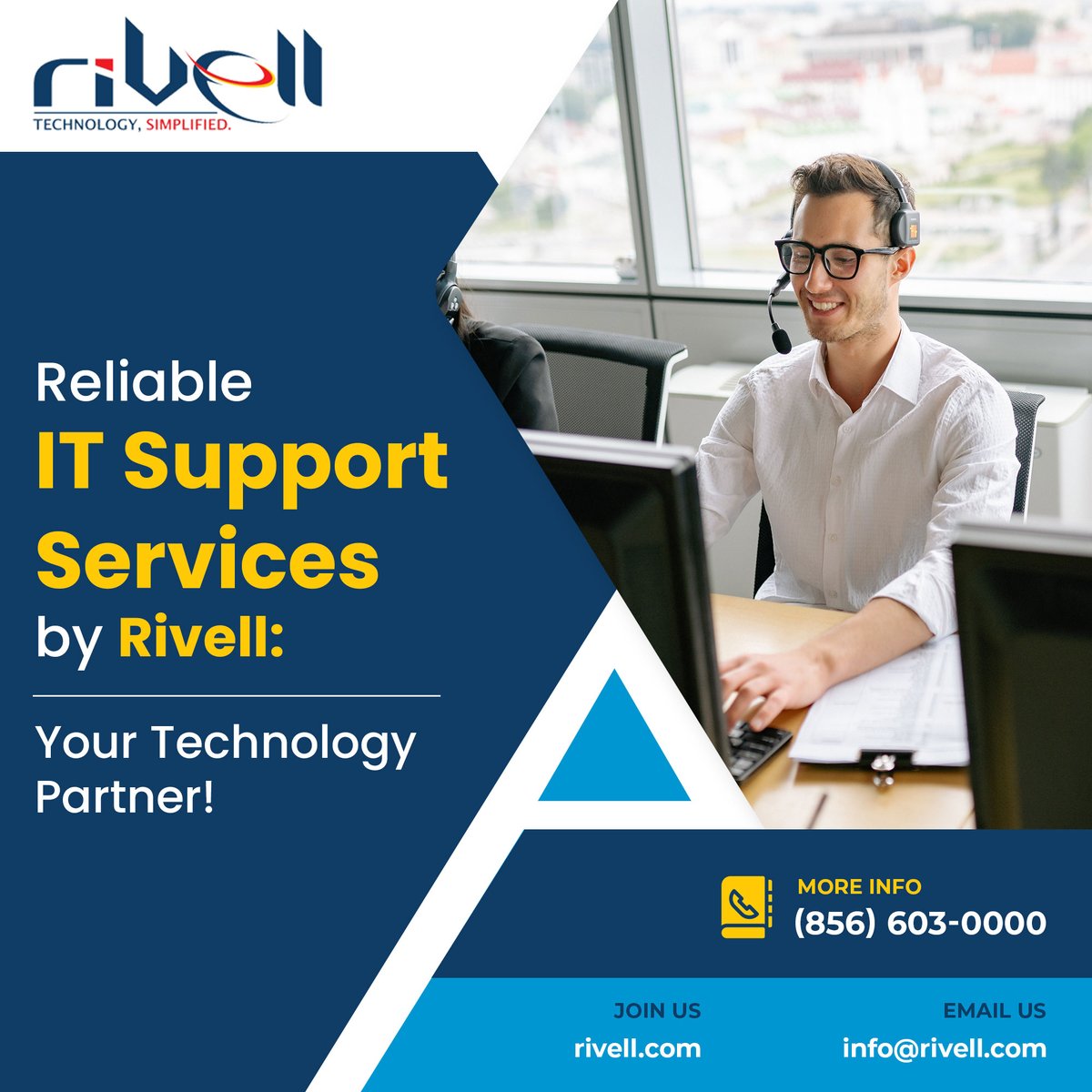 Struggling with tech issues? Don't worry, our #ITsupportservices are here to navigate you through smoothly! 🚀

Get in touch today👉rivell.com/it-support-nj/

#itsupport #managedit #itservices #manageditsupport #cybersecurity #cloudsolutions #blog #rivell