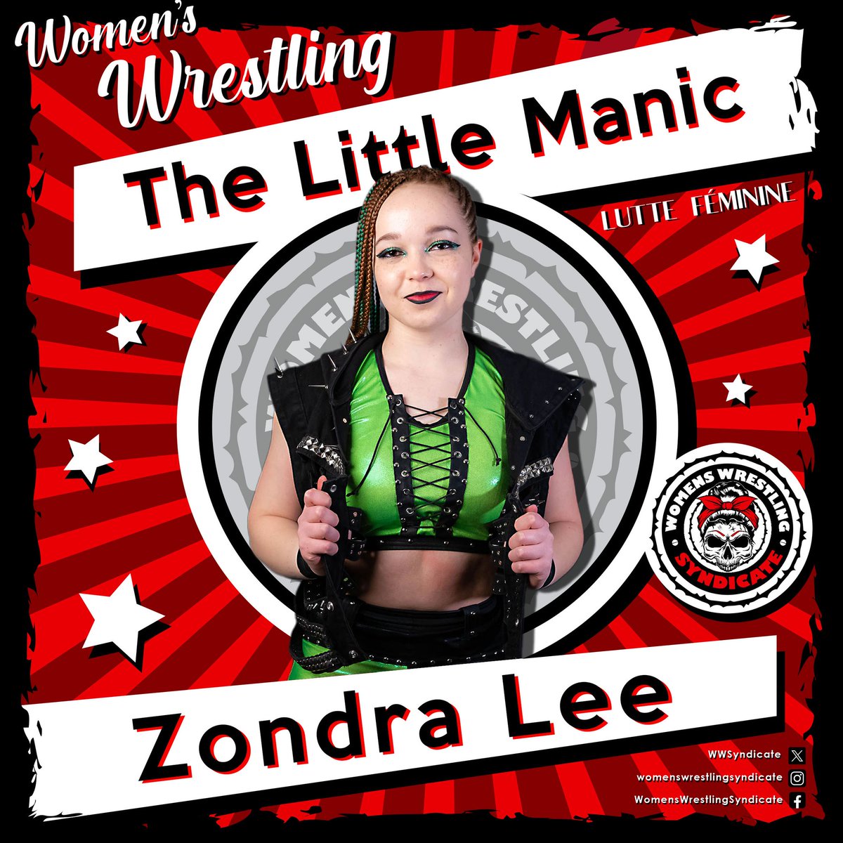 WWS TALENT ANNOUCEMENT 'The Little Manic' Zondra Lee joins @WWSyndicate! Get your tickets now for “AYOYE! Tu m’fais mal” presented by Women’s Wrestling Syndicate on Sunday, May 19, 2024, at 2PM here: thepointofsale.com/tickets/wws-20…