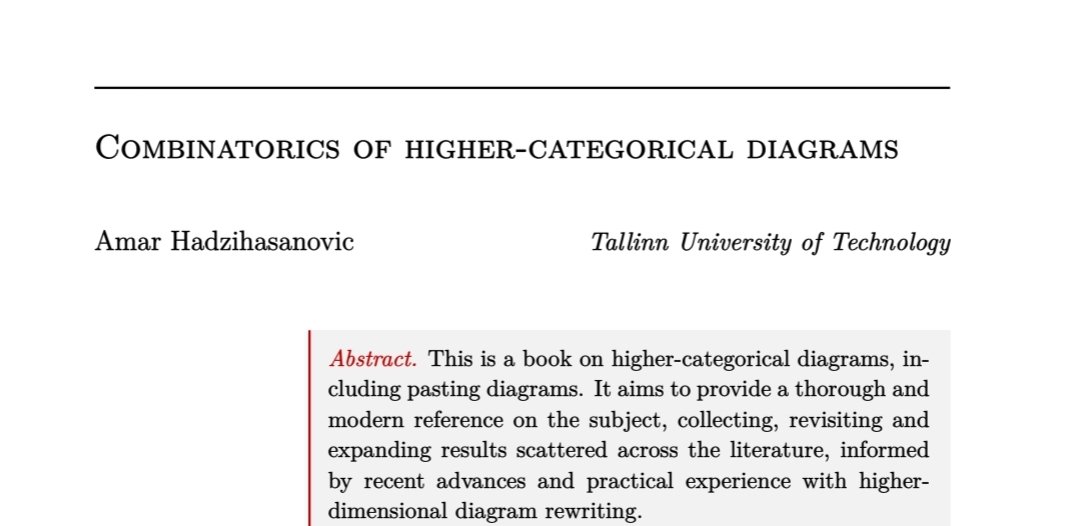 Finished my book draft! 😊
Hoping to drop this on the arxiv before the end of the week.