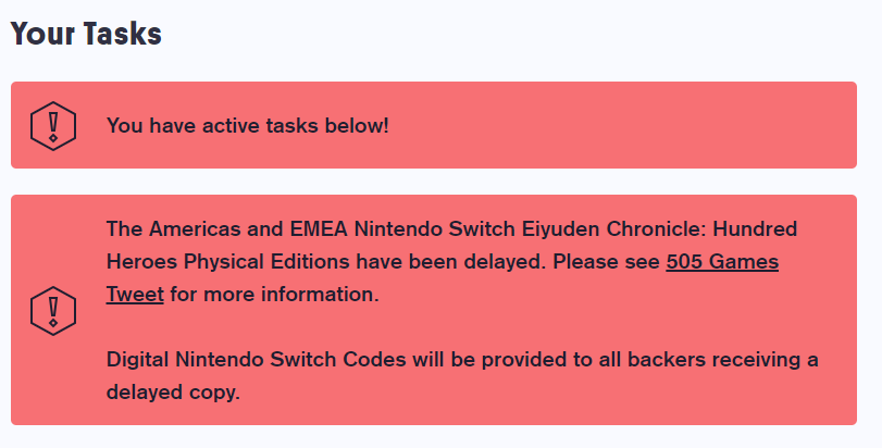 WalalaWalali's tweet photo. @505_Games @eiyuden Will all other destinations be available on May 21? Because my destination doesn't appear because I'm in EMEA https://t.co/SnXLAc2F5E