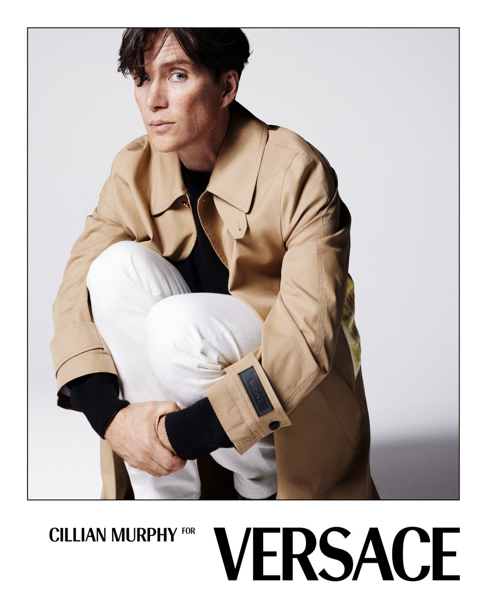 Cillian Murphy for #VersaceIcons The timeless wardrobe of iconic Versace design Photography by Mert & Marcus #Versace #CillianMurphy