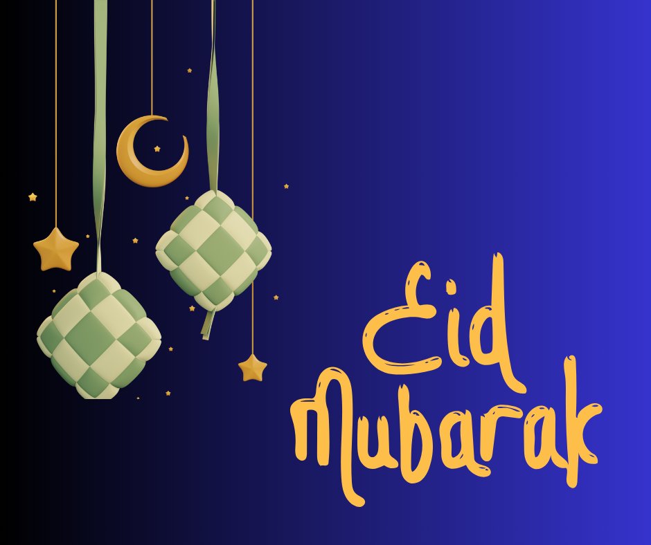 Eid Mubarak. Warm wishes of health and happiness.