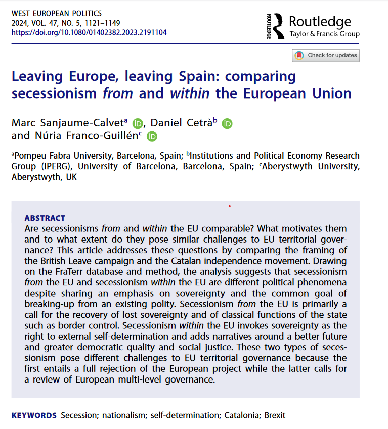 Great to see our orphaned article with @marcsanjaume & @nufranco finally assigned to a special issue of @WEPsocial! 

Free eprints rb.gy/87ljh9

Warm thank you to the editors @joeganderson @ERC_SOLID for their support & congratulations on a great SI!