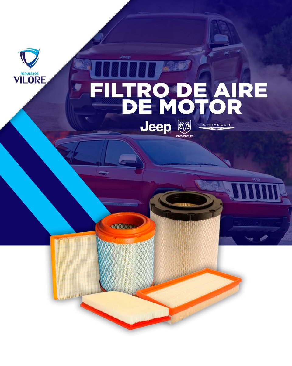 𝐅𝐈𝐋𝐓𝐑𝐎 𝐃𝐄 𝐀𝐈𝐑𝐄 𝐃𝐄 𝐌𝐎𝐓𝐎𝐑🌬️
Tener un buen Filtro de aire evita que la suciedad entre a la camara de combustión de tu vehículo
¡Obtén el filtro que tu máquina merece! 
𝐀𝐓𝐄𝐍𝐃𝐄𝐌𝐎𝐒 𝐀 𝐓𝐎𝐃𝐀 𝐕𝐄𝐍𝐄𝐙𝐔𝐄𝐋𝐀! 
📲0414-4104468⁣⁣⁣⁣⁣⁣⁣⁣