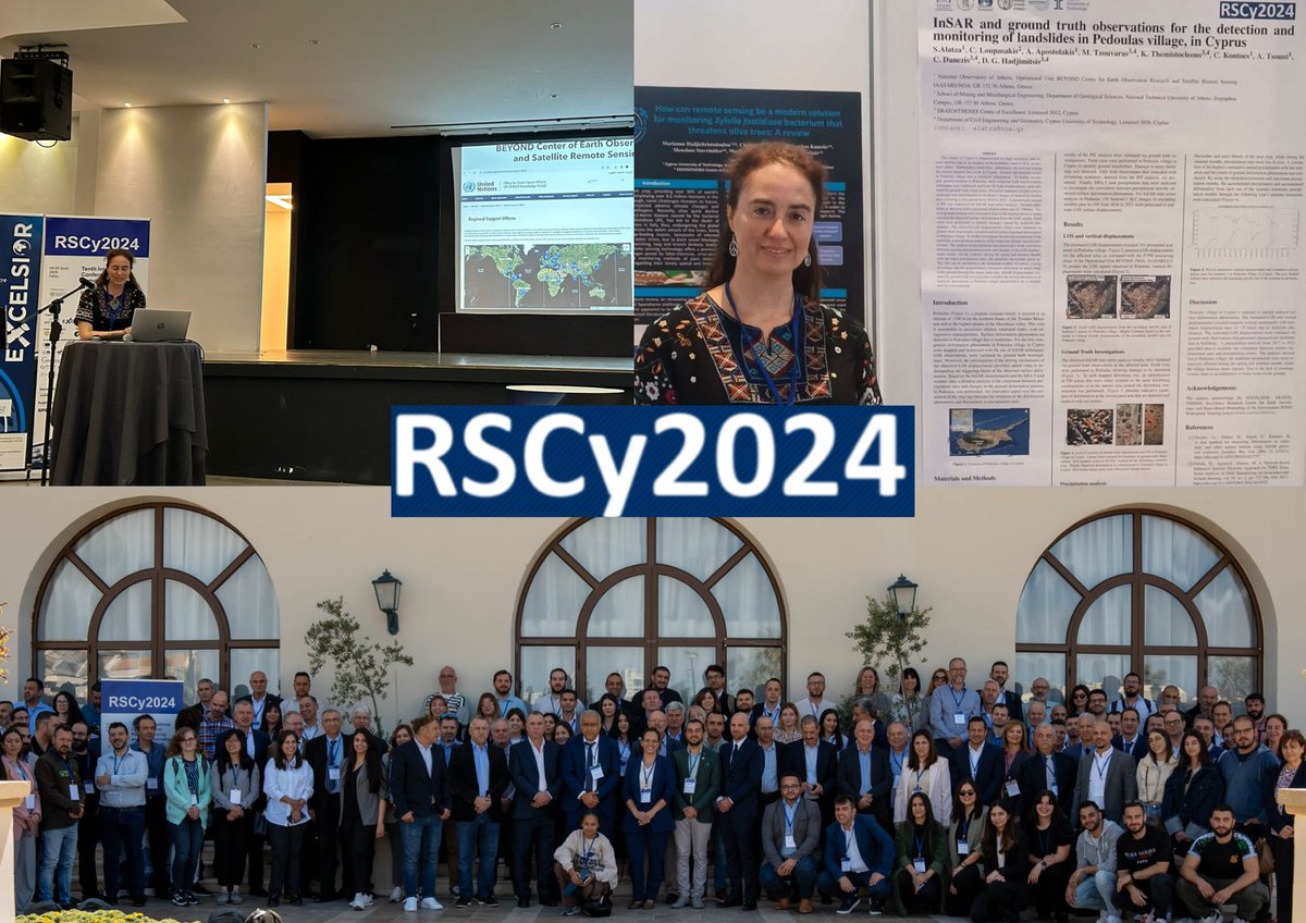 📣#BEYONDNewsAlert @beyond_center at the #RSCy2024, 8-9/4, in Cyprus 💫Our Research Associate @AlexiaTsouni presented the #FloodHub Diachronic Mapping Service in the transboundary Evros river basin 🔗lnkd.in/gwwvX8Zb