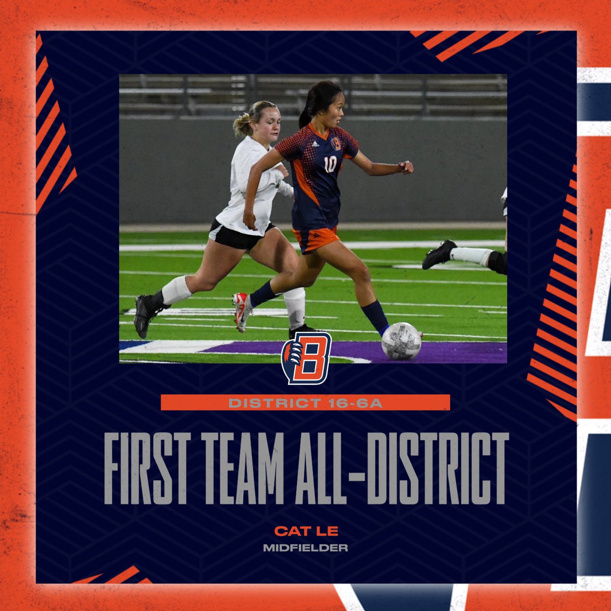 BridgelandGS's tweet photo. District 16-6A FIRST TEAM ALL-DISTRICT
Congratulations, Cat!!! 🐱
#NEEE #BridgelandBest https://t.co/UXgJ8GGclk