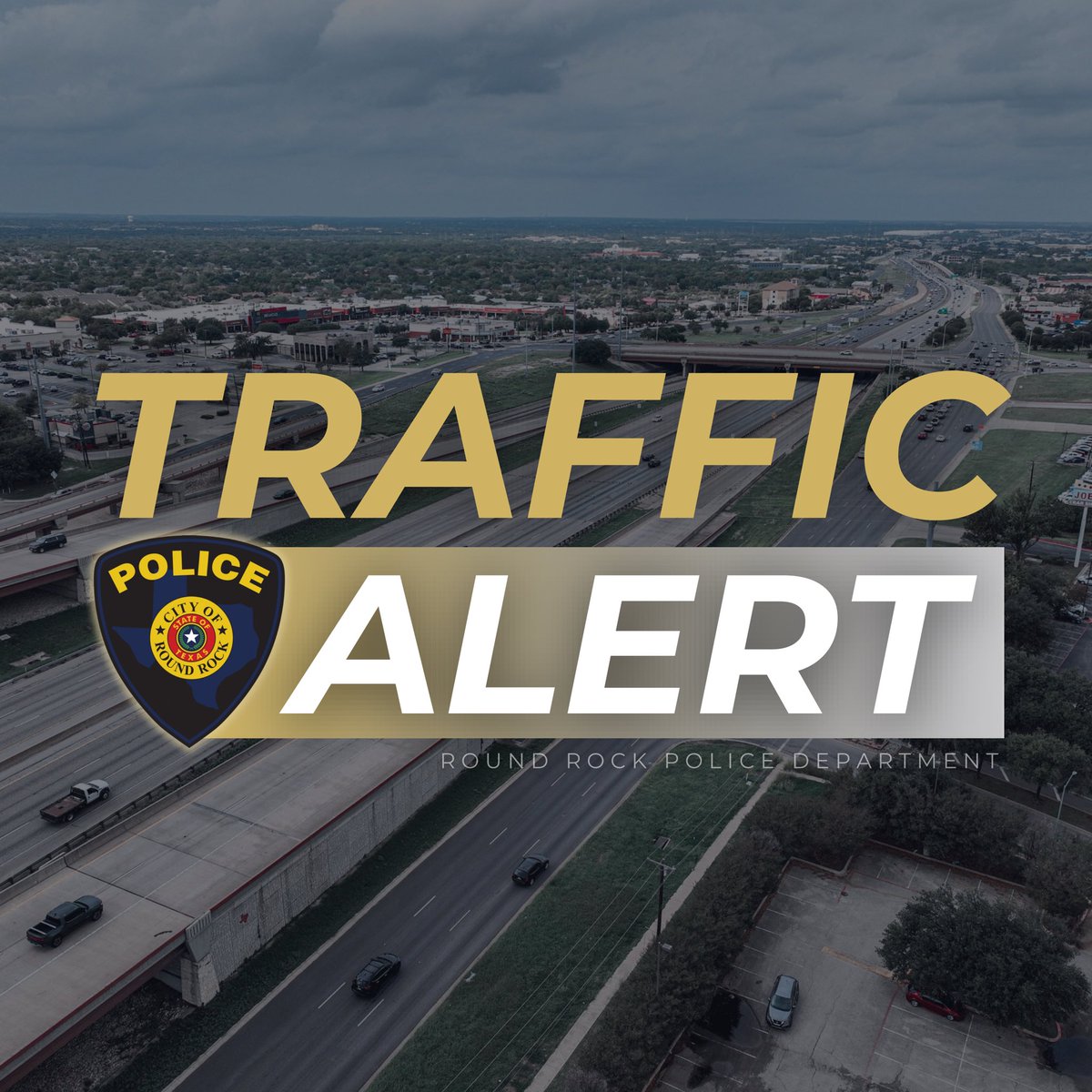 Officers are responding to a single-vehicle collision in the 2500 block of northbound I-35. One lane is currently shut down. Please expect delays.