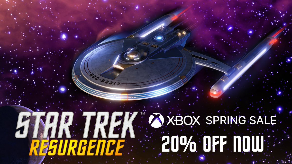 Don't forget that #StarTrekResurgence is currently part of the #XboxSpringSale! It's a great time to join us in an adventure where YOUR choices matter! buff.ly/3JgTmRS #xbox #discount #startrek