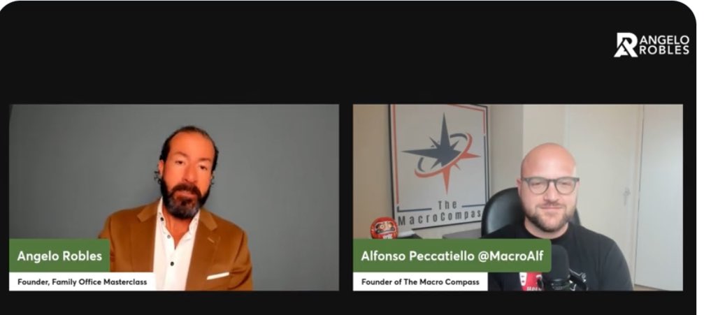 European Macro Strategist Making Money in Chaos /// Lots of hot takes! Enjoy. My interview with @MacroAlf youtube.com/live/4A0z_w7GW… #macro #familyofficetv #familyoffice #oil #bitcoin