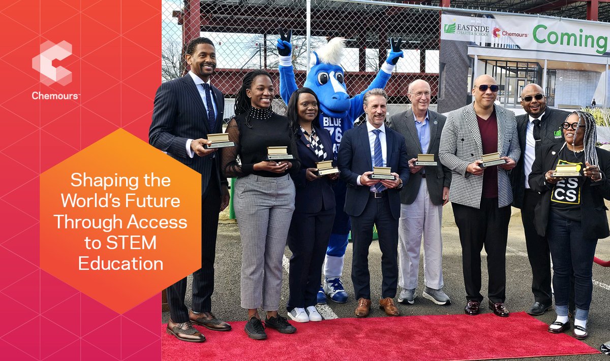 We’re excited to take another step closer to opening the doors of the Chemours STEM Hub at EastSide Charter School in Wilmington, DE. The Hub will offer students of all backgrounds #STEM education opportunities year-round, fostering a more diverse future workforce.