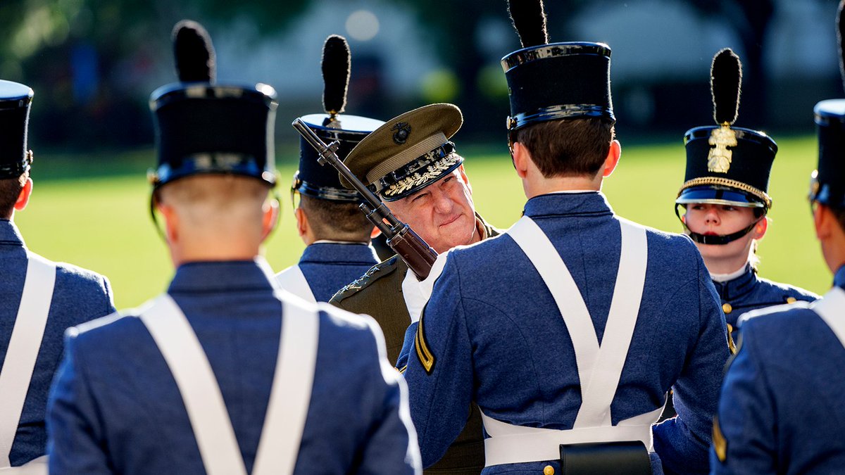 Nothing wakes you up like a President’s Inspection on a Saturday morning.