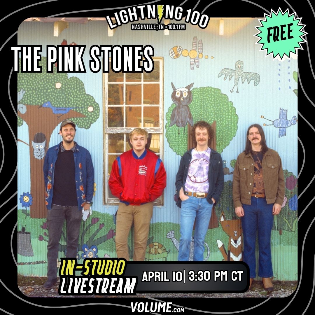 Tomorrow, we have two great bands joining us in the @GetOnVolume booth! Tune in at 2:20pm for a performance from L.A Edwards and 3:30pm for @thepinkstoners! Stream here: volume.com/lightning100