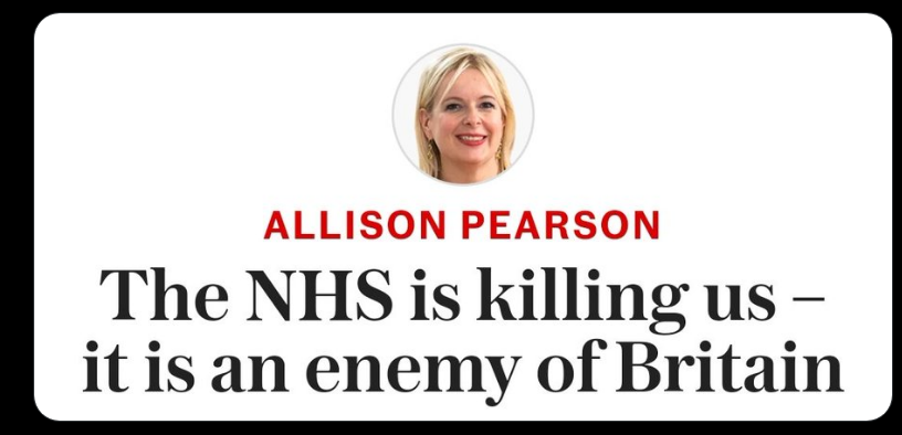 Meanwhile the Telegraph are upping attacks on the NHS with a picture of Pearson that is likely 2 decades old

#ToriesOut642 #SunakOut532 #GeneralElectionNow #Sunackered #ToryChaos #WeaklingSunak