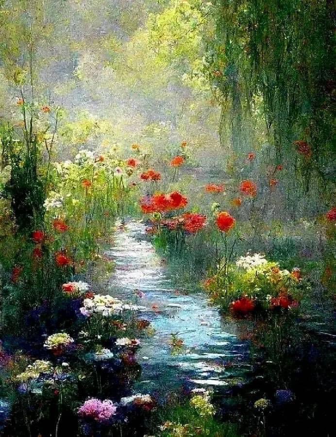 « La peinture est une poésie silencieuse, et la poésie est une peinture qui parle. 👍🏼 »

Claude Monet… 🙏❤️