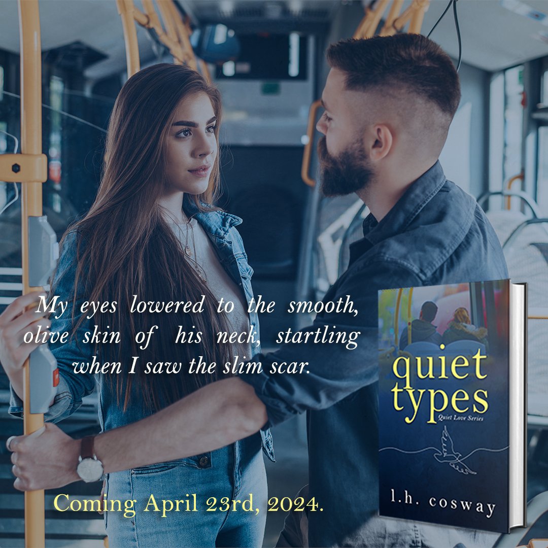 Quiet Types by <a href="/LHCosway/">L.H. Cosway</a> is releasing April 23, 2024!
Preorder your copy today!
Amazon: amzn.to/43tNHkP
Goodreads: geni.us/eYe27bU
#ContemporaryRomance #FriendstoLovers #SlowBurn #Protector #Maid #Introvert #WoundedHero