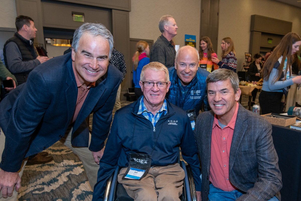 I had a great time this weekend, visiting the ⁦@AdaptiveSpirit⁩ AS2024 event in Vail. Seeing old friends & making some new ones too! They had a great weekend too…raising money & awareness, and supporting US Paralympic athletes. ⁦@TeamUSA⁩ ⁦@jim_benemann⁩