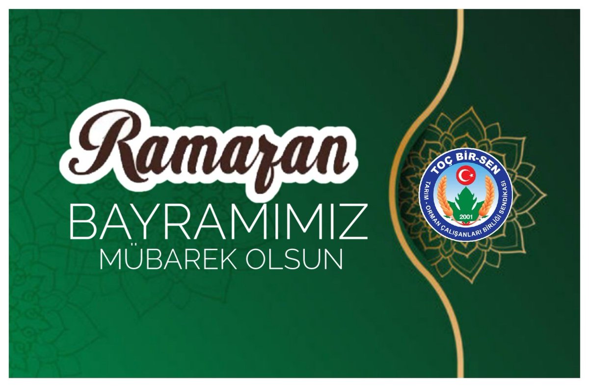 Tüm İslâm Alemi'nin Ramazan Bayramı'nı tebrik ediyor; ülkemize, milletimize, gönül coğrafyamıza huzur ve esenlik getirmesini diliyoruz. 

Sevdiklerimizle nice bayramlara ulaşmak dileğiyle, #RamazanBayramı 'mız mübarek olsun.

🔗 tocbirsen.org.tr/haberler/ramaz…