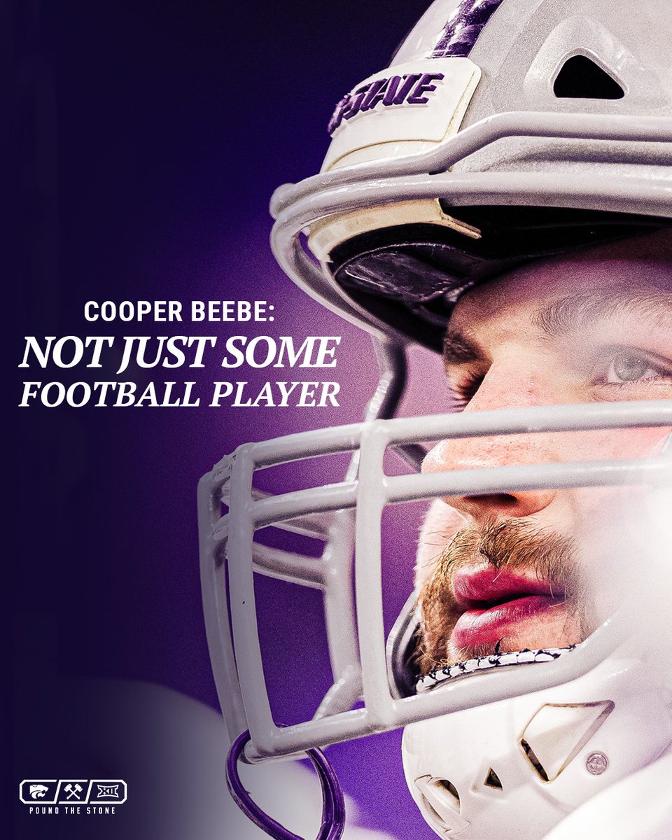 Mean as nails on the football field and role model off it, @cooper_beebe is a Consensus All-American awaiting the @NFL Draft. He also has a chance to become the highest-drafted offensive lineman in #KStateFB history. 𝑻𝒉𝒆 𝑫𝒂𝒏𝒄𝒊𝒏𝒈 𝑩𝒆𝒂𝒓 📰: k-st.at/4aKwJRG