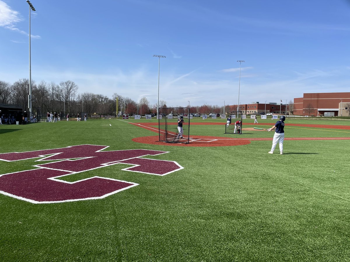 👀 First look at the new turf in Manheim 👉 Octorara 🆚 @BaronMCBaseball 🌡️ 77 degrees ⚾️ First pitch at 4:15. 🚨 for in-game scouting coverage follow @PrepBaseball_GW