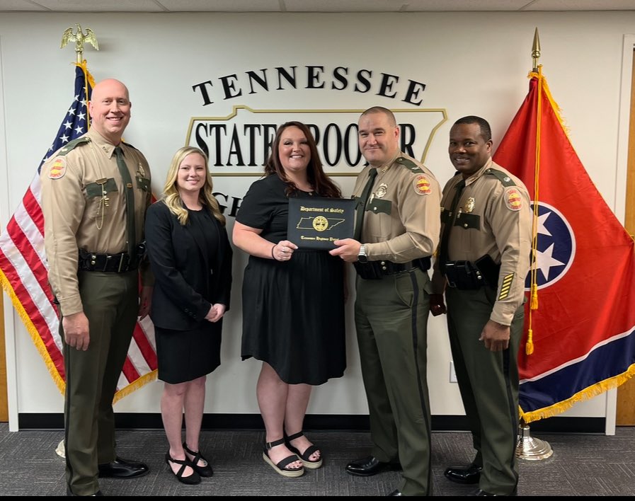 I am proud to announce the promotion of Jessica Partin to Dispatch Supervisor. She will serve as Supervisor in the THP Chattanooga/Cookeville Dispatch Center. Congratulations!