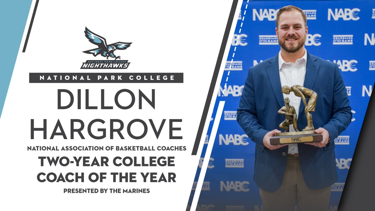 #NPCHawks men's basketball head coach Dillon Hargrove has been named the 2023-24 National Association of Basketball Coaches Two-Year College Coach of the Year! Congratulations, Coach Hargrove! #NJCAA #ThisIsNPC