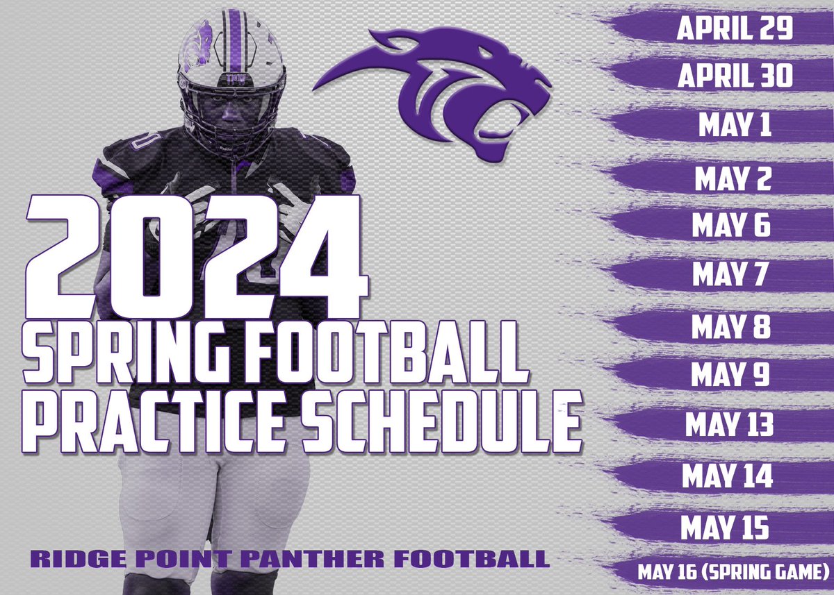 🚨College Coaches - Spring Recruiting🚨 Make sure you plan to stop by Ridge Point HS during Spring Recruiting! We have a roster full of talent with length and speed. But most importantly they have great character & grades! Here is just a few of our DUDES at the Point!