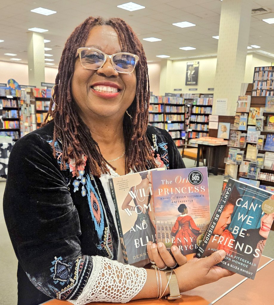 We were so surprised & pleased to have author @DennySBryce stop by & sign stock of her books. Make sure you stop by @gwinnettlibrary Snellville branch @ 7:00pm tonight as she discusses her newest release, Why Can't We Be Friends, A Novel if Ella Fitzgerald & Marilyn Monroe