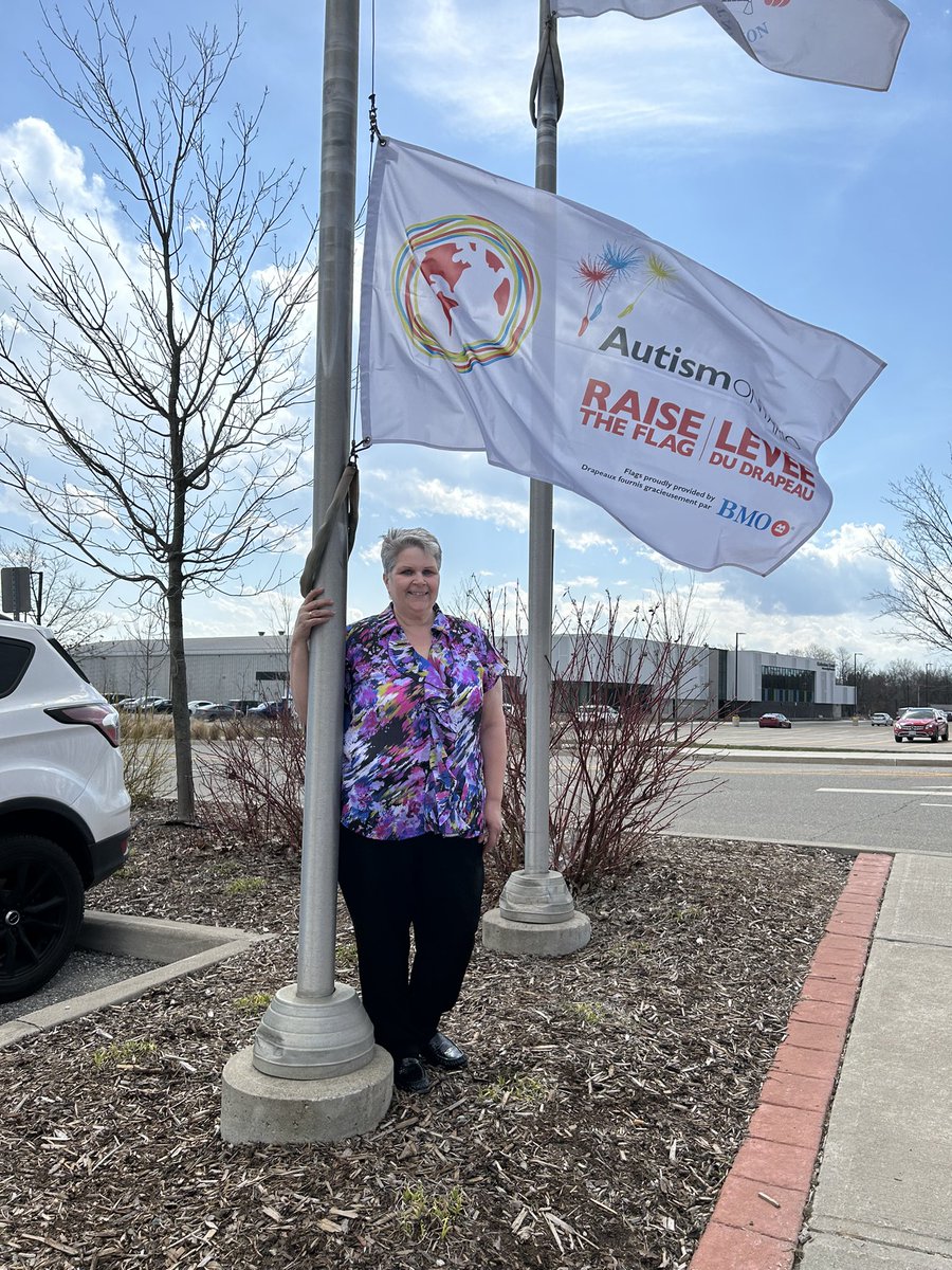 Today we raise a flag to recognize World Autism Awareness. We understand this is a time we can improve our knowledge and understanding of the different experiences and characteristics of individuals on the Autism spectrum. Special thanks to Donna Roberts for helping us raise the…
