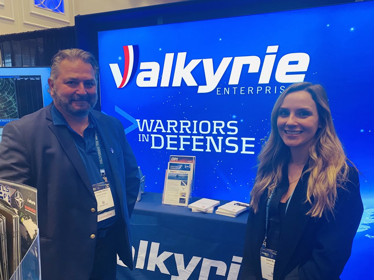 A lot of fun meeting people at @SeaAirSpace

Drop by booth 3102 to learn about how Valkyrie supports our nation's defense

#SAS2024 #MaritimePower #defenseindustry