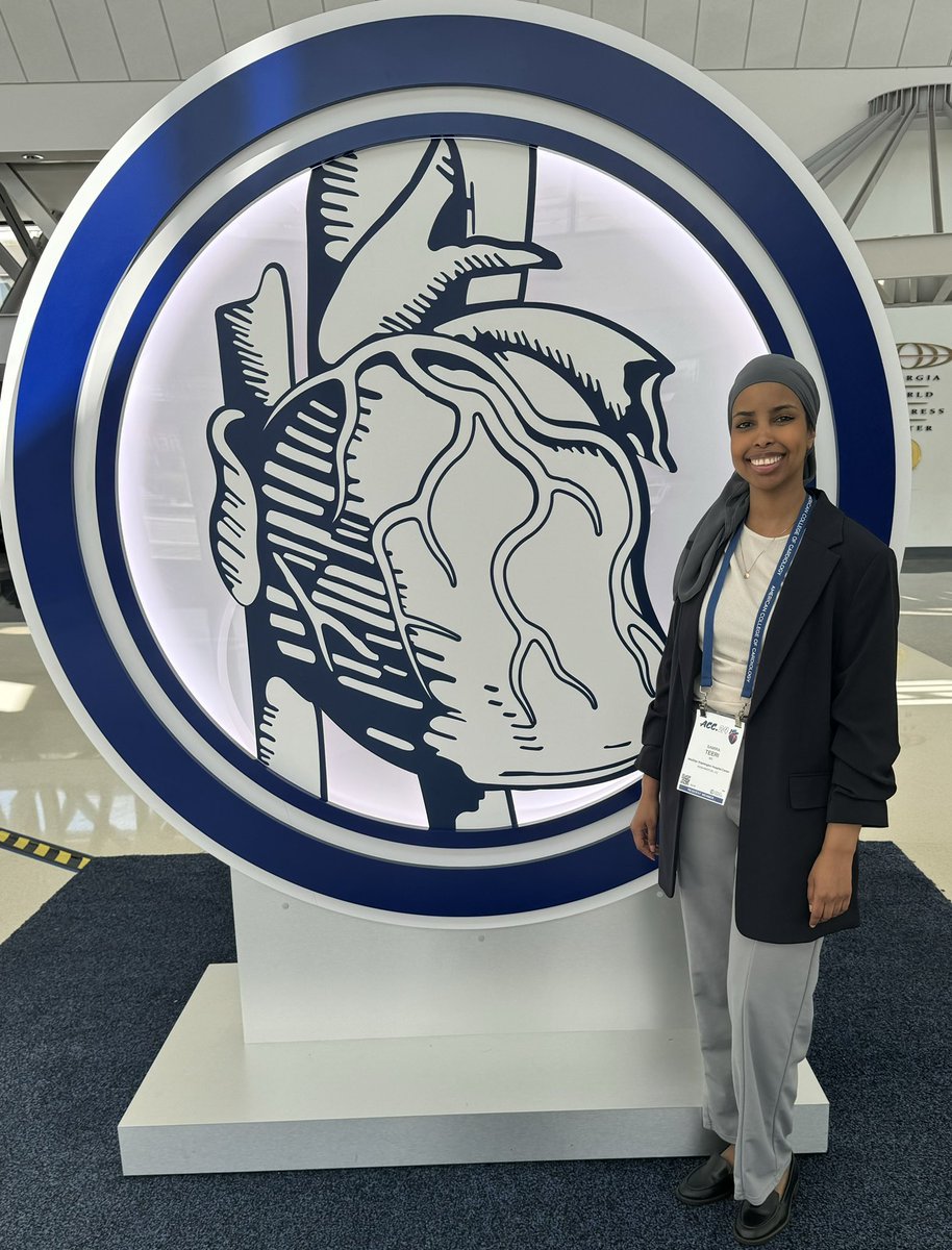 I'm incredibly grateful for the opportunity to present 3 posters at #ACC24 this year! Thank you to my co-residents, fellows, and attendings for their support. And a special thank you to my program @IMMWHC for  always encouraging and supporting our research efforts!
